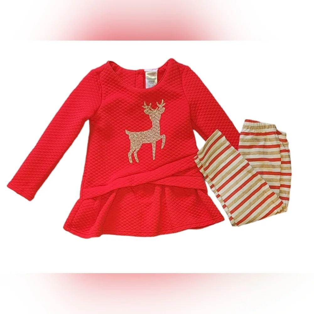 Girl's Christmas Reindeer Outfit